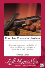 Chocolate Cinnamon Hazelnut SWP Decaf Flavored Coffee